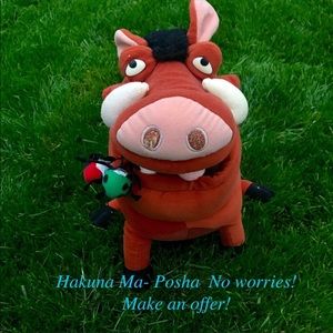 Pumba plush with bugs